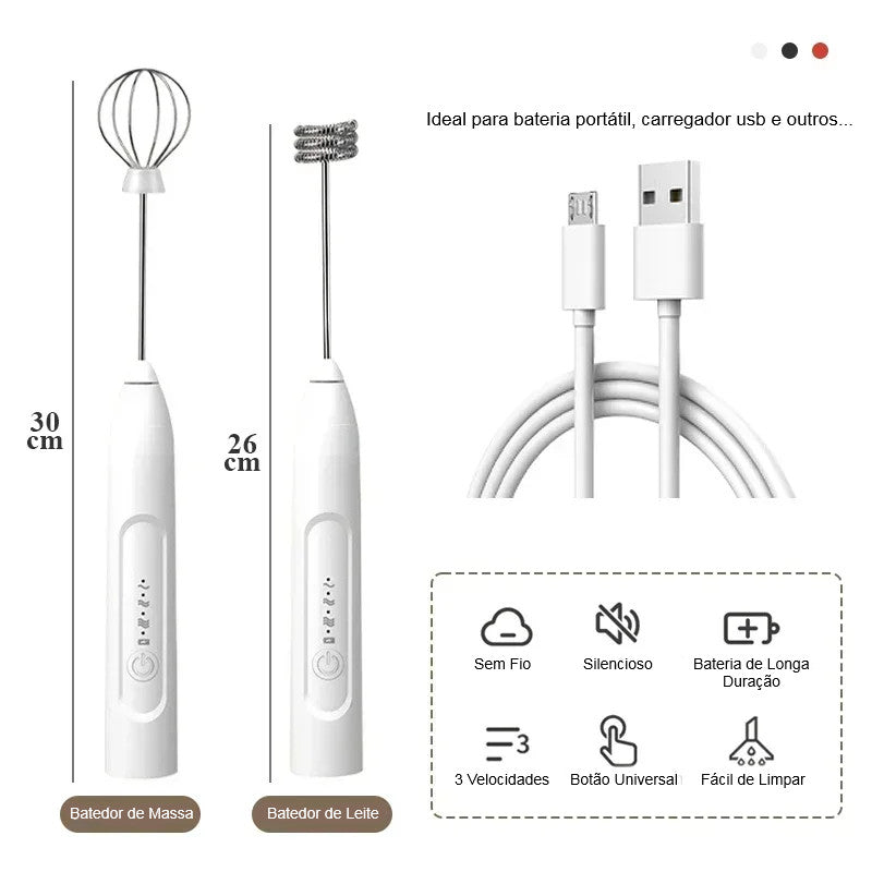 Batedeira Elétrica de Aço Inoxidável