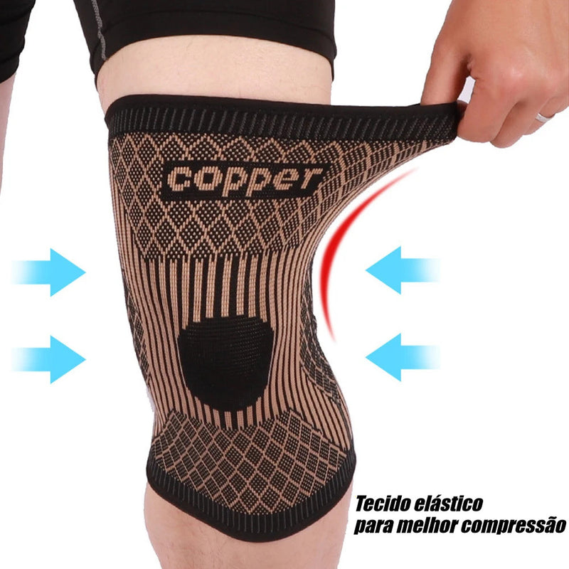 Joelheira Orthopédica de Compressão CopperFlex